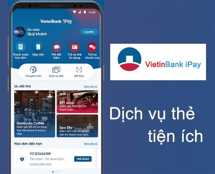 Cách truy cập VietinBank iPay trên điện thoại