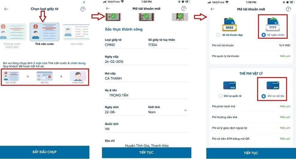 Hướng dẫn đăng ký mở tài khoản ATM Vietinbank trực tuyến.