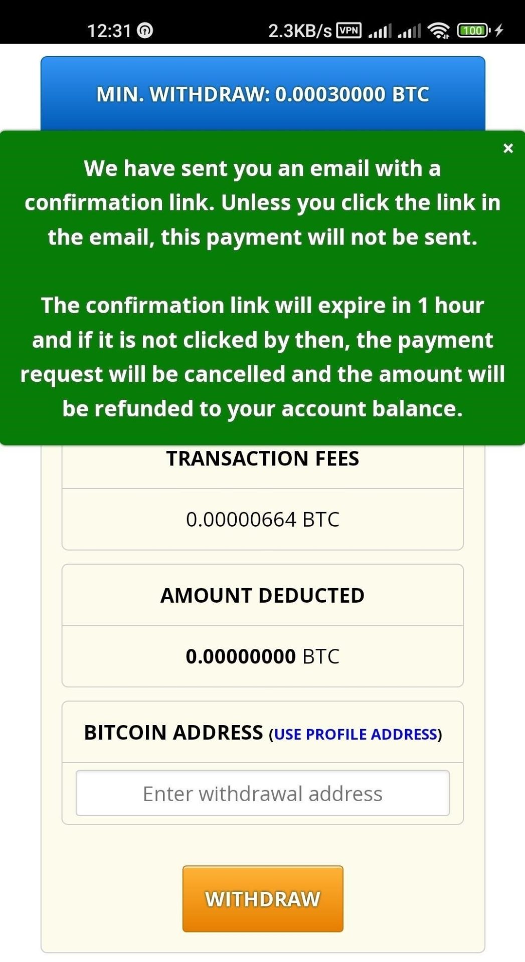 Rút Bitcoin ở Freebitco là quá trình chuyển đổi số tiền Bitcoin từ tài khoản trên nền tảng Freebitco sang ví Bitcoin của người dùng, cho phép người dùng sử dụng và quản lý số tiền này theo ý muốn của mình.