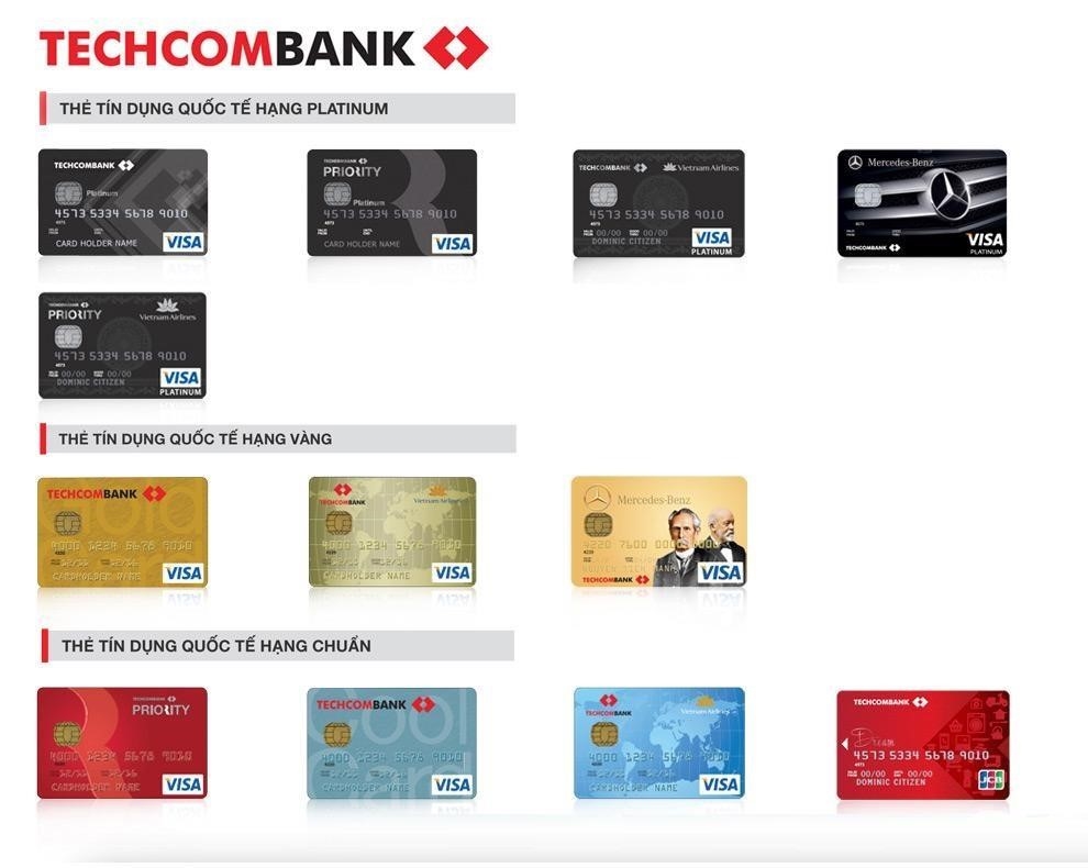 Dịch vụ tốt nhất của Techcombank là dịch vụ thẻ.