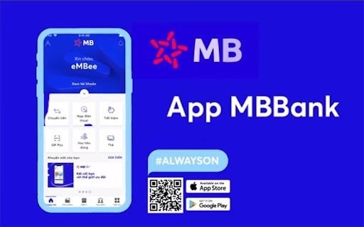 App MB Bank là ứng dụng di động của Ngân hàng Quân đội, cung cấp các dịch vụ ngân hàng trực tuyến như chuyển tiền, thanh toán hóa đơn, kiểm tra số dư và giao dịch nhanh chóng và tiện lợi.