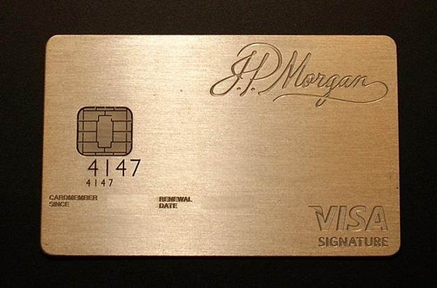 Thẻ tín dụng JPMorgan Chase Palladium (Nguồn: Mạng)