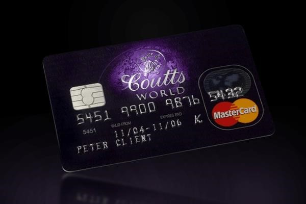 Thẻ tín dụng Coutts World Silk (Nguồn: Mạng)