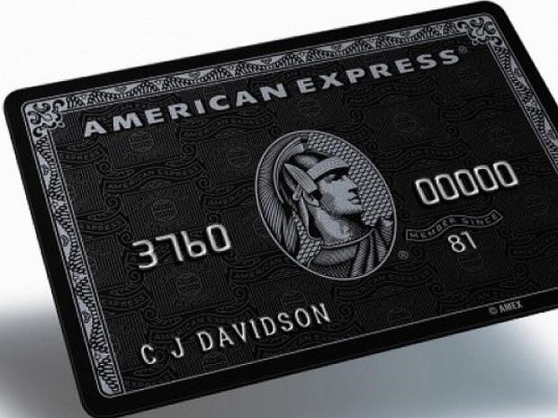 Thẻ Centurion của American Express (Nguồn: Mạng)
